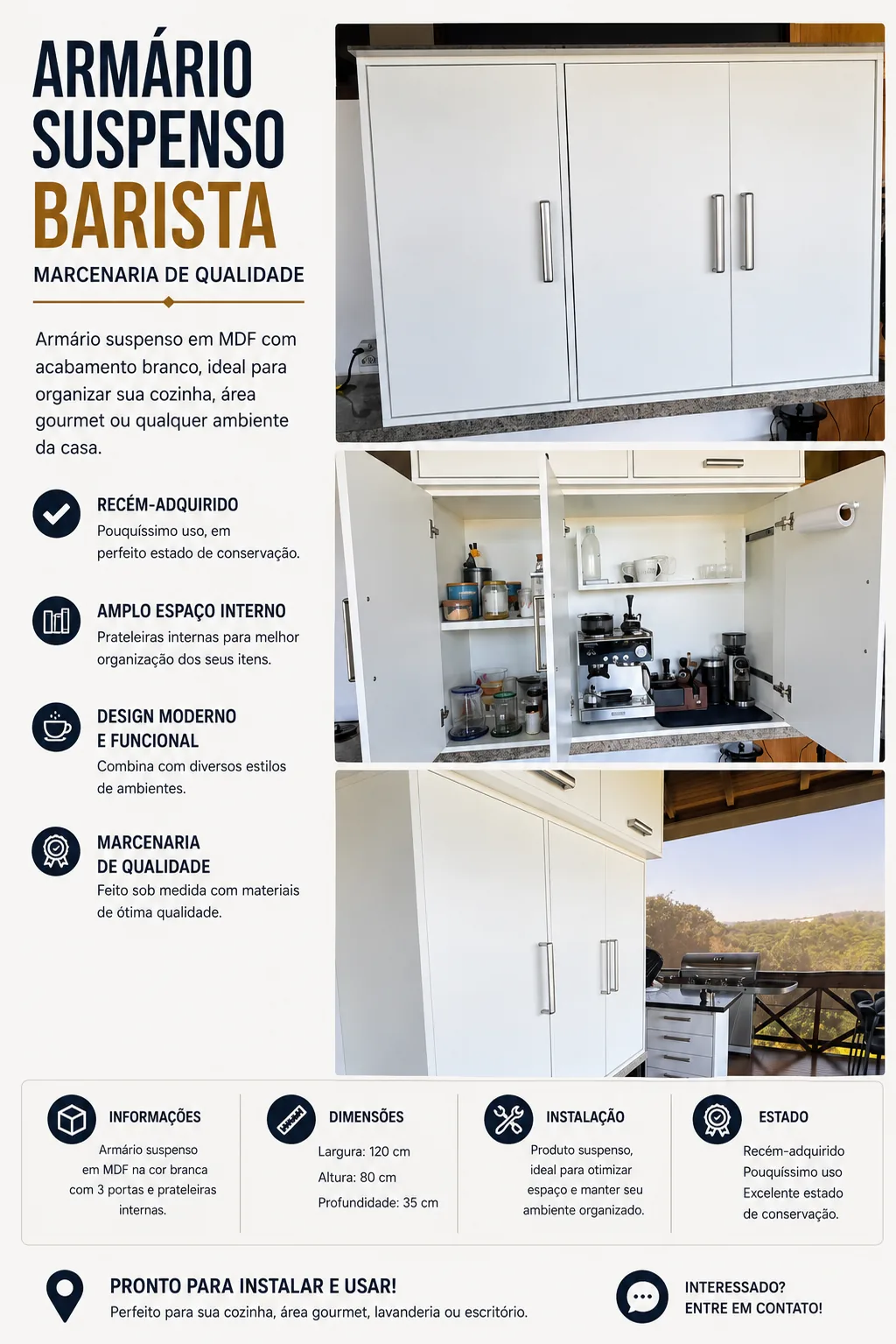 Armário Barista