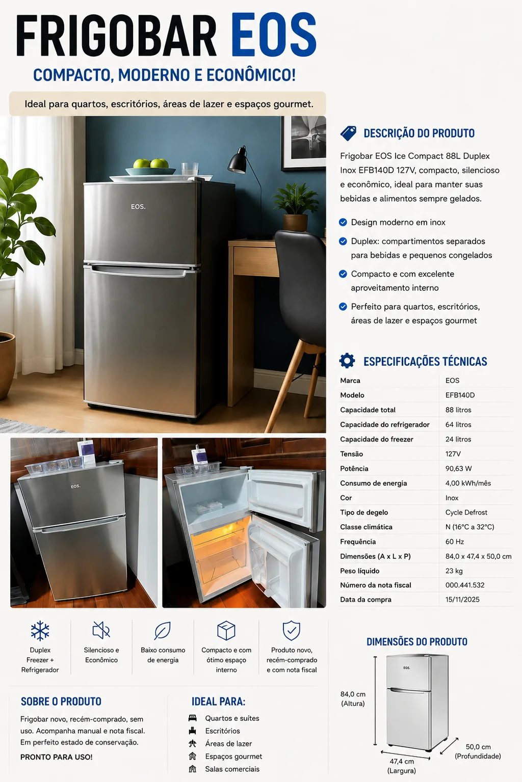 Frigobar EOS