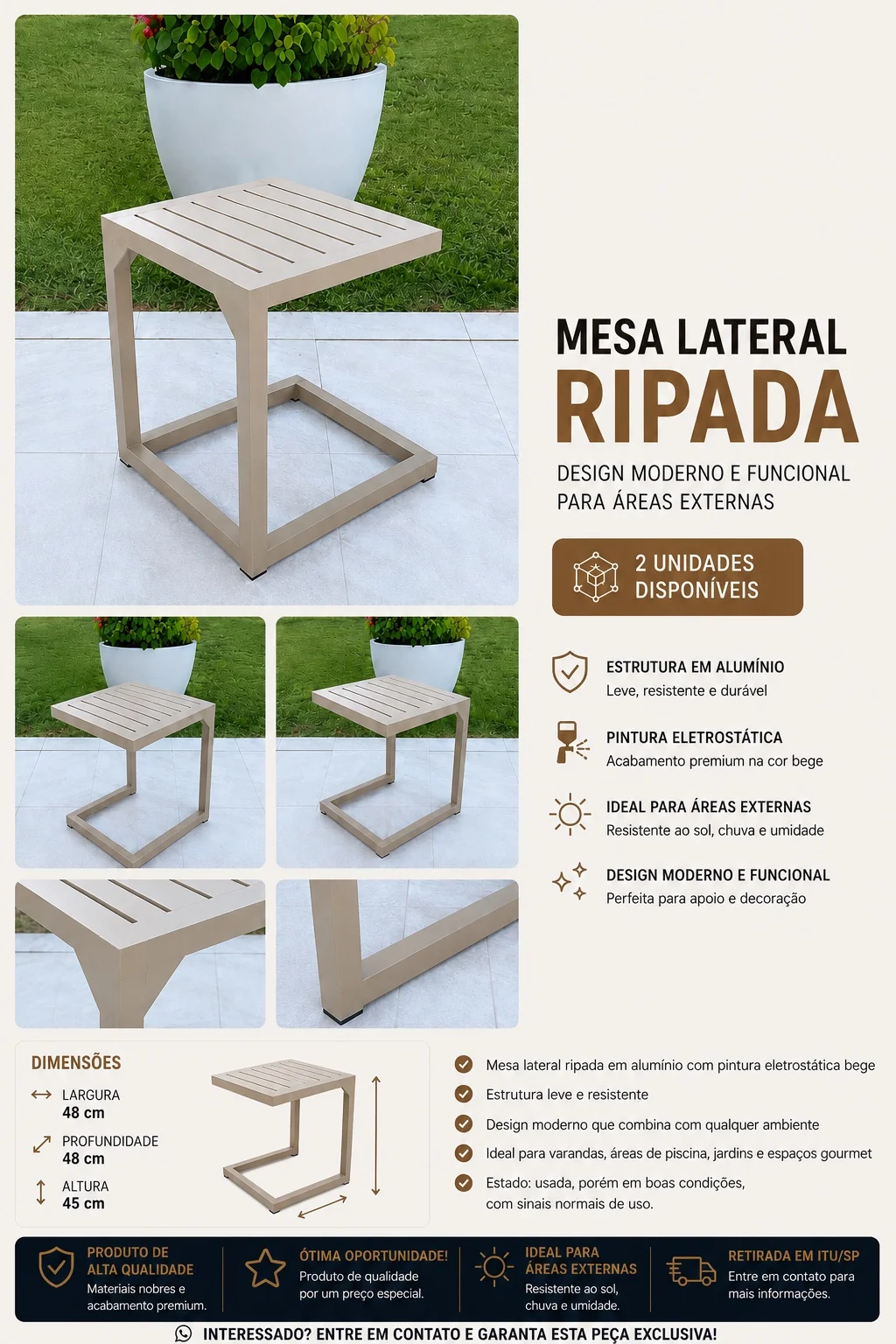 Mesa Lateral Ripada
