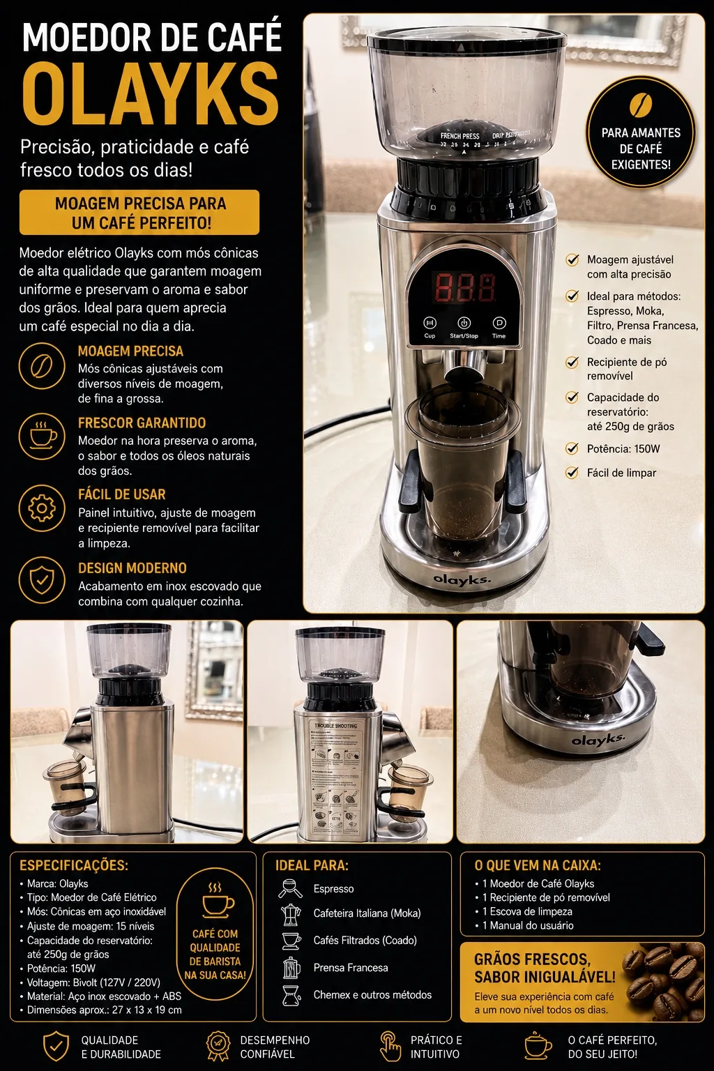 Moedor de Café Olayks
