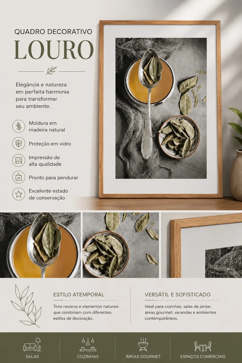 Quadro Decorativo Louro