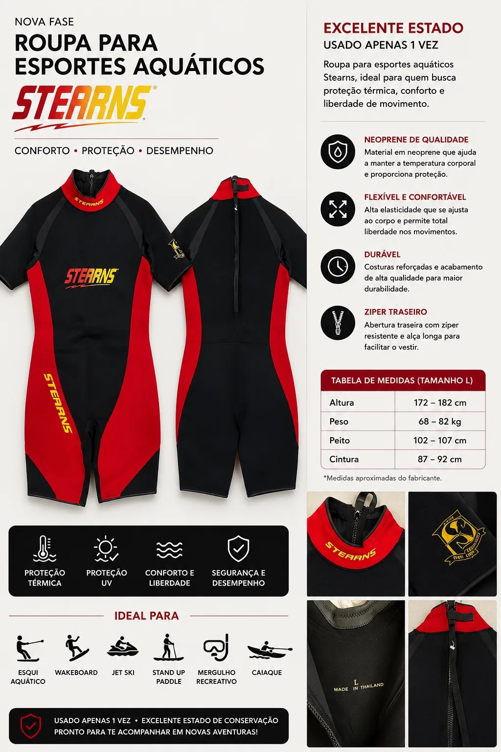 Roupa para Esportes Aquáticos Stearns