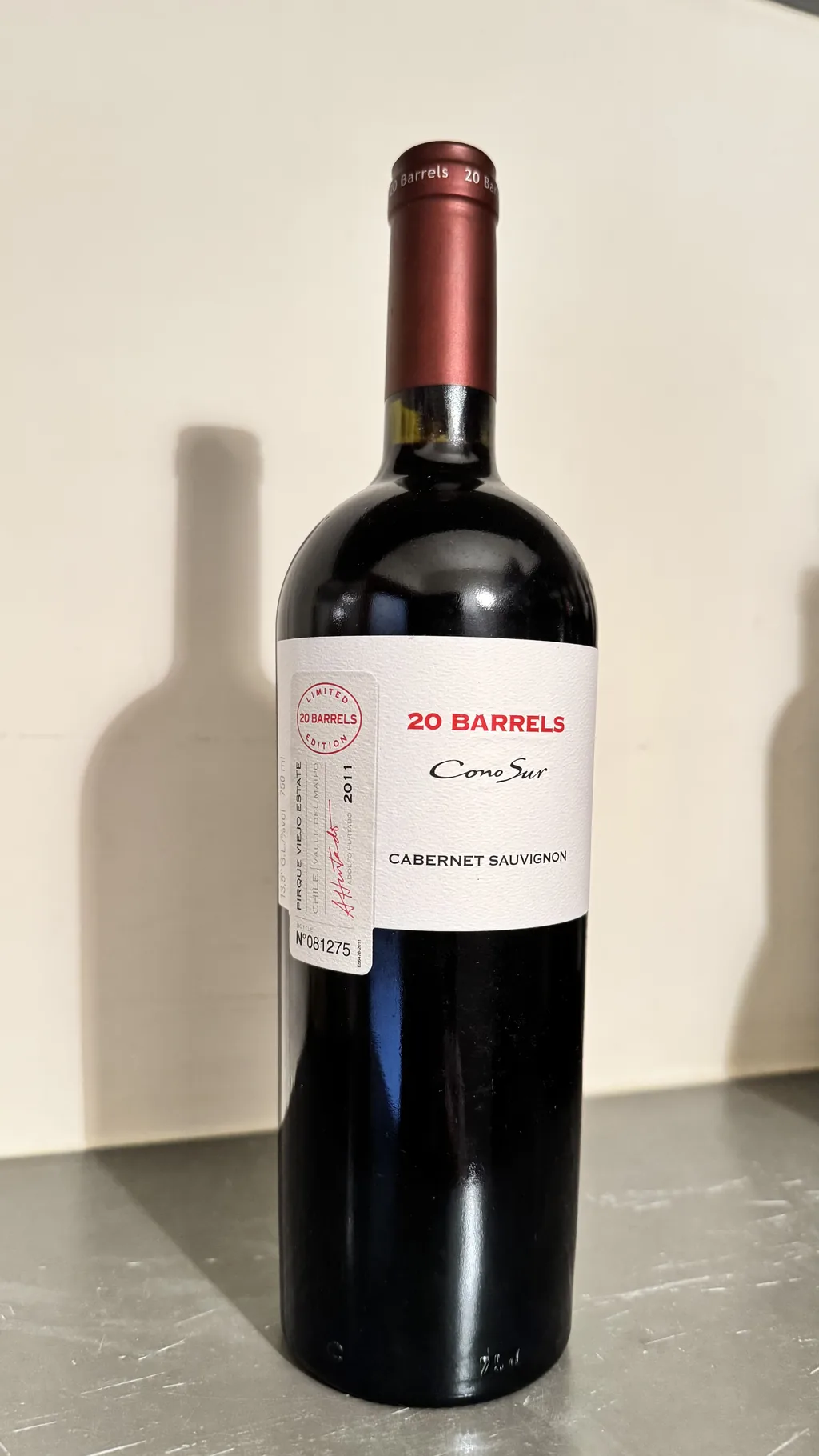 20 Barrels Cabernet Sauvignon 2011
