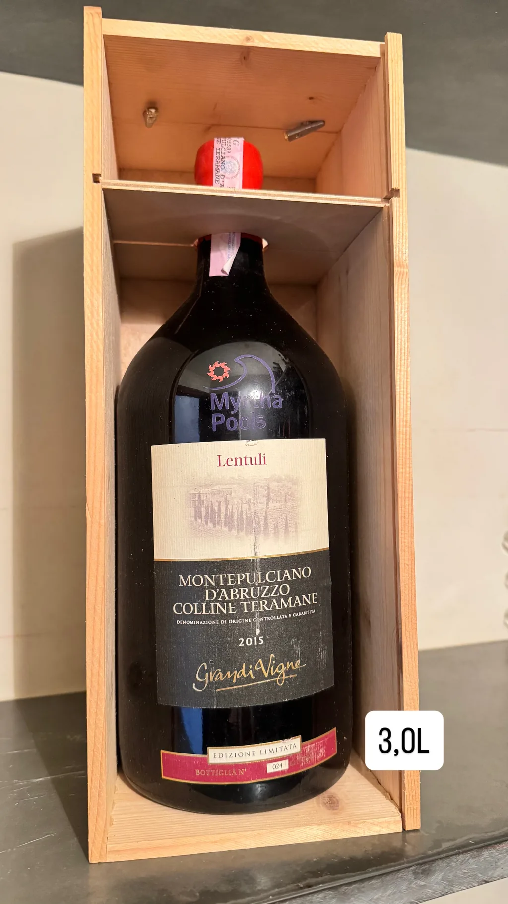 Lentuli Grandi Vigne Montepulciano d'Abruzzo 3L 2015